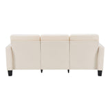 84" Beige Linen Sofa - HomeRoots - Flyclothing LLC