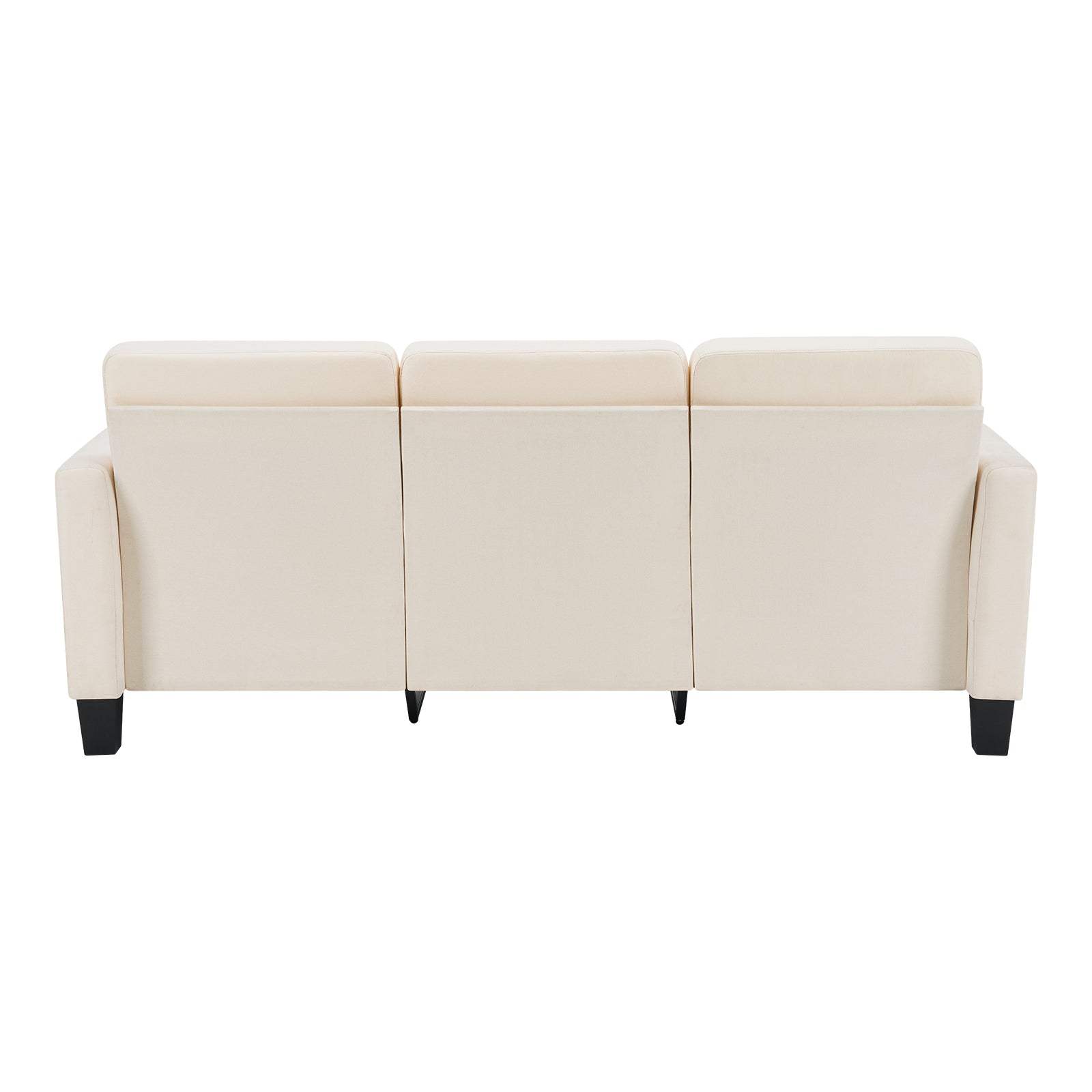 84" Beige Linen Sofa - HomeRoots - Flyclothing LLC