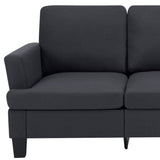 84" Dark Gray Linen Sofa - HomeRoots - Flyclothing LLC