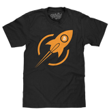 Bitcoin Rocket T-Shirt - Black