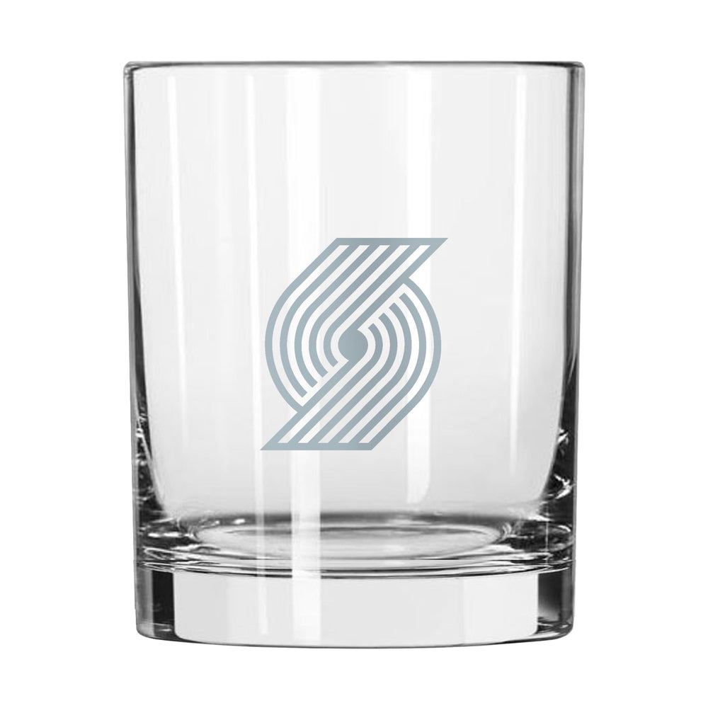 Portland Trail Blazers 14oz Frost Rocks Glass