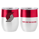 Portland Trail Blazers Color Block 16 oz Stainless Curved Beverage