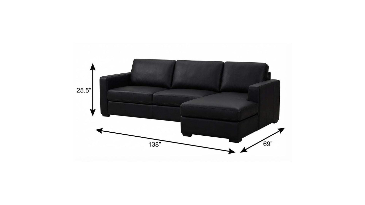 138" Black Chenille Modular Sofa With Ottoman And Toss Pillows - HomeRoots - Flyclothing LLC