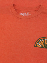 Orange Crush Soda Front and Back Print T-Shirt - Orange Heather