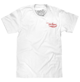 Faded Drink Dr Pepper Vintage Logo Front and Back Print T-Shirt - White