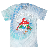 Smurfs Lazy Day Tie Dye T-Shirt - Lagoon Tie Dye