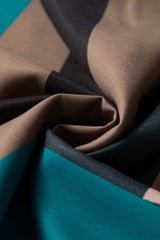 Color Block Square Neck Wide Strap Dress - Trendsi - Flyclothing LLC