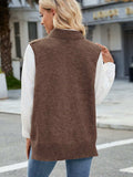 Cable Knit V-Neck Sweater Vest - Trendsi - Flyclothing LLC