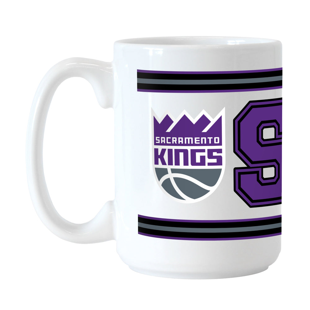 Sacramento Kings 15oz Overtime Stripe Sublimated Mug