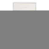 23" White Fabric Wood and Steel Five Drawer Lingerie Chest - HomeRoots - Flyclothing LLC