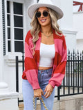 Striped Open Front Dropped Shoulder Cardigan - Trendsi