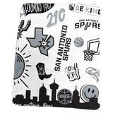 San Antonio Spurs Classic Native Fleece Throw