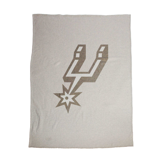 San Antonio Spurs Oversized Logo Sublimated Sweatshirt Blanket - Logo Brands - Flyclothing LLC