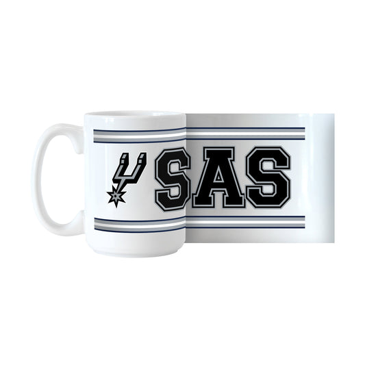 San Antonio Spurs 15oz Overtime Stripe Sublimated Mug