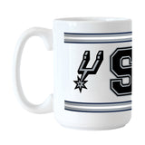San Antonio Spurs 15oz Overtime Stripe Sublimated Mug