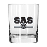 San Antonio Spurs 14oz Letterman Rocks Glass