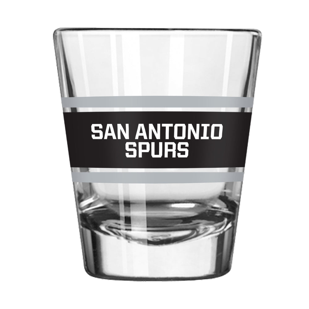 San Antonio Spurs 2oz Stripe Shot Glass