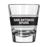 San Antonio Spurs 2oz Stripe Shot Glass