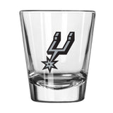 San Antonio Spurs 2oz Letterman Shot Glass