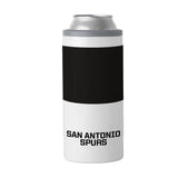 San Antonio Spurs Colorblock 12oz Slim Can Coolie