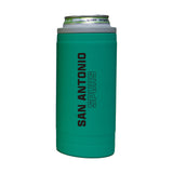 San Antonio Spurs 12oz Optic Stacked Soft Touch Slim Coolie