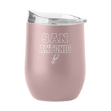 San Antonio Spurs 16oz Stencil Powder Coat Curved Beverage