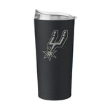 San Antonio Spurs GunMetal 20oz Black Powder Coat Tumbler