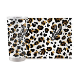 San Antonio Spurs 20oz Neutral Leopard Stainless Steel Tumbler - Logo Brands - Flyclothing LLC