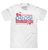 Vintage Wild Cherry Pepsi Logo T-Shirt - White