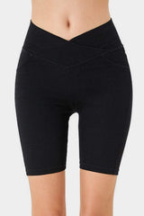 Basic Bae Asymmetrical Waist Denim Shorts with Pockets - Trendsi - Flyclothing LLC