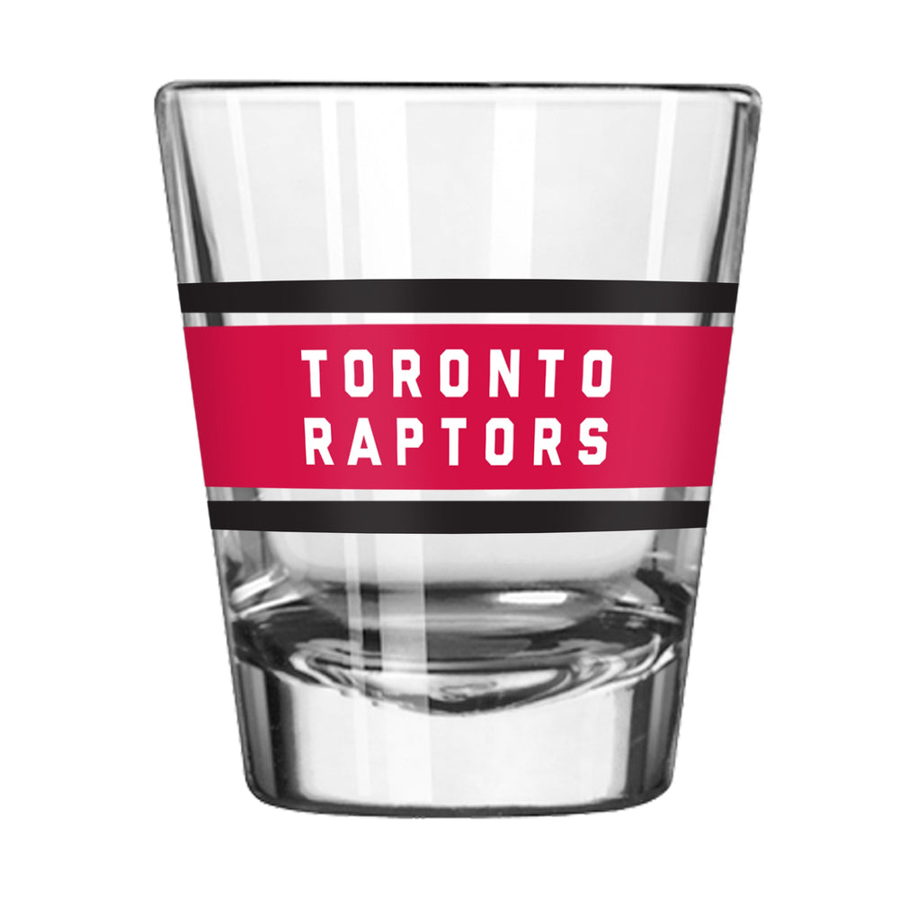 Toronto Raptors 2oz Stripe Shot Glass