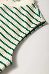 Stripe Woven Sleeveless Mini Dress - Trendsi - Flyclothing LLC