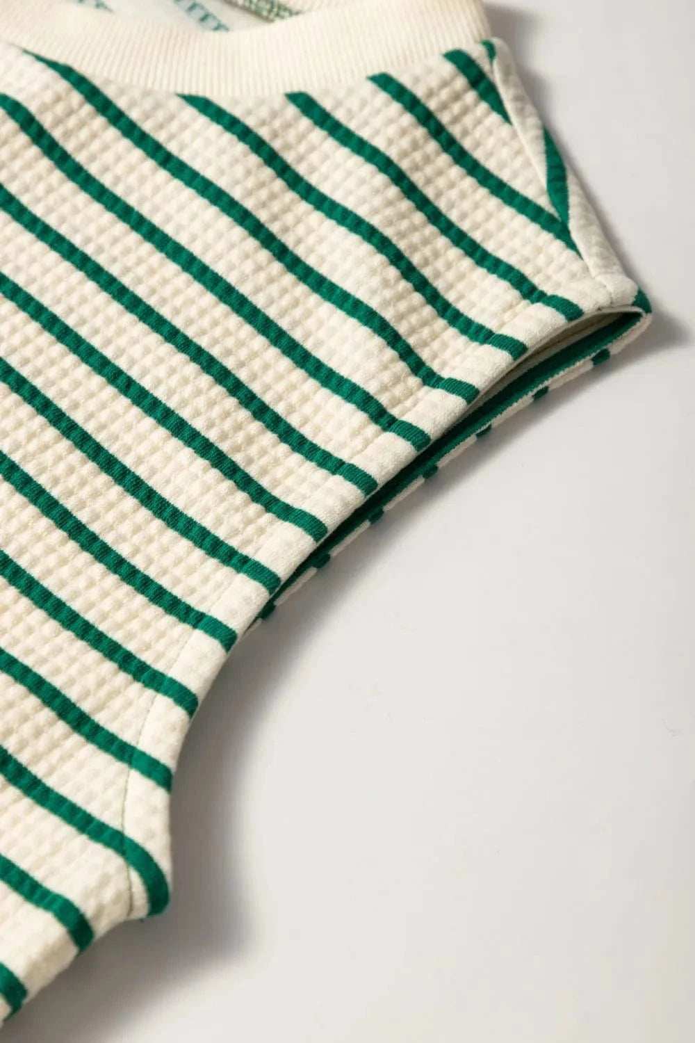 Stripe Woven Sleeveless Mini Dress - Trendsi - Flyclothing LLC