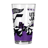 Utah Jazz 16oz Native Pint Glass
