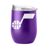 Utah Jazz 16oz Flipside Powder Coat Curved Bev - Logo Brands - Flyclothing LLC