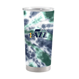 Utah Jazz 20oz Tie Dye Stainless Steel Tumbler