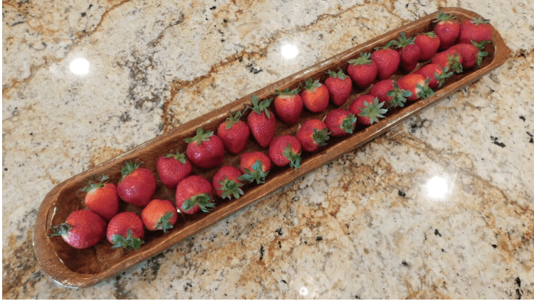 30" Natural Solid Wood Oval Dough Bowl - HomeRoots - Flyclothing LLC