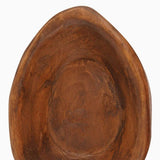 6" Natural Solid Wood Oval Dough Bowl - HomeRoots - Flyclothing LLC