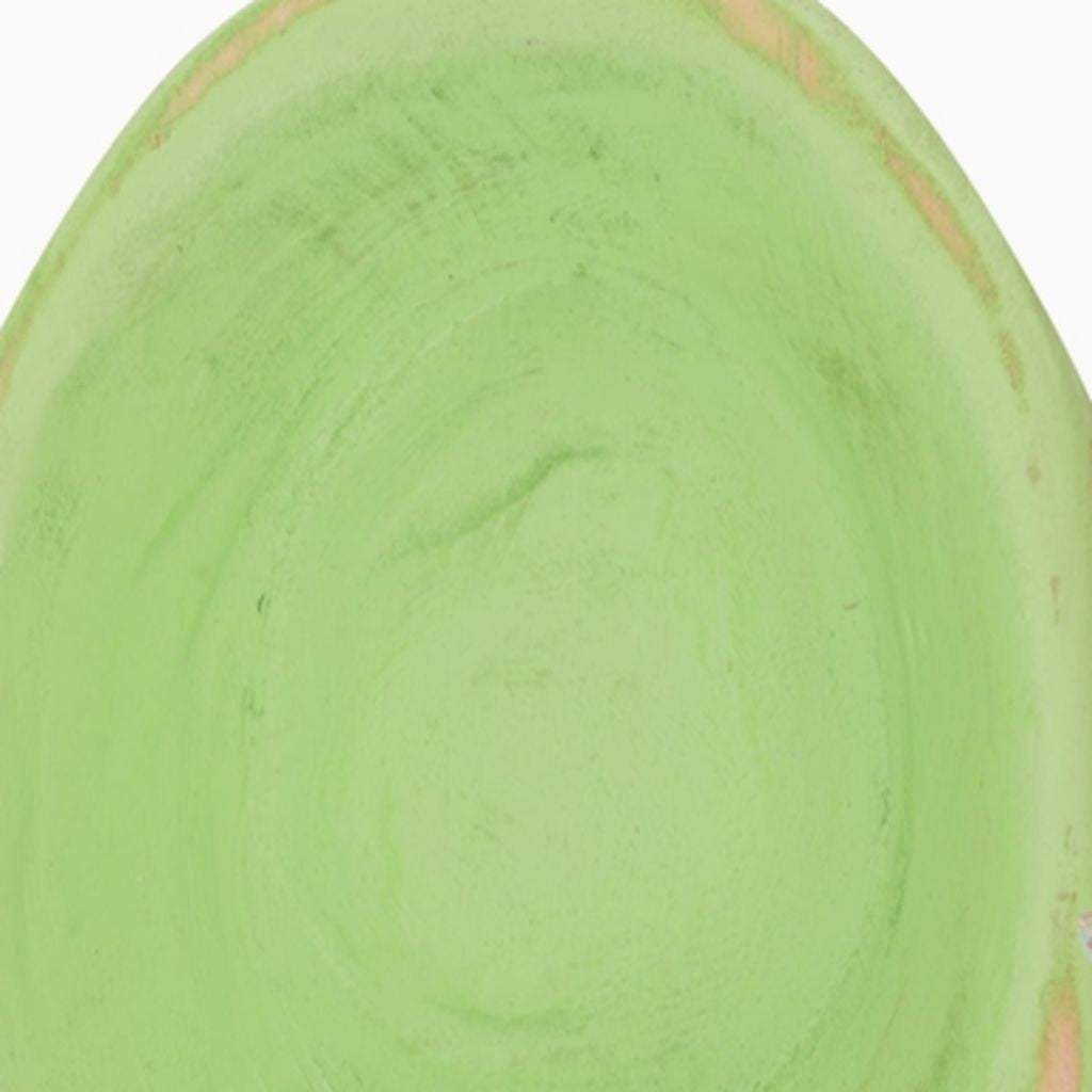 6" Sea Green Solid Wood Oval Dough Bowl - HomeRoots - Flyclothing LLC