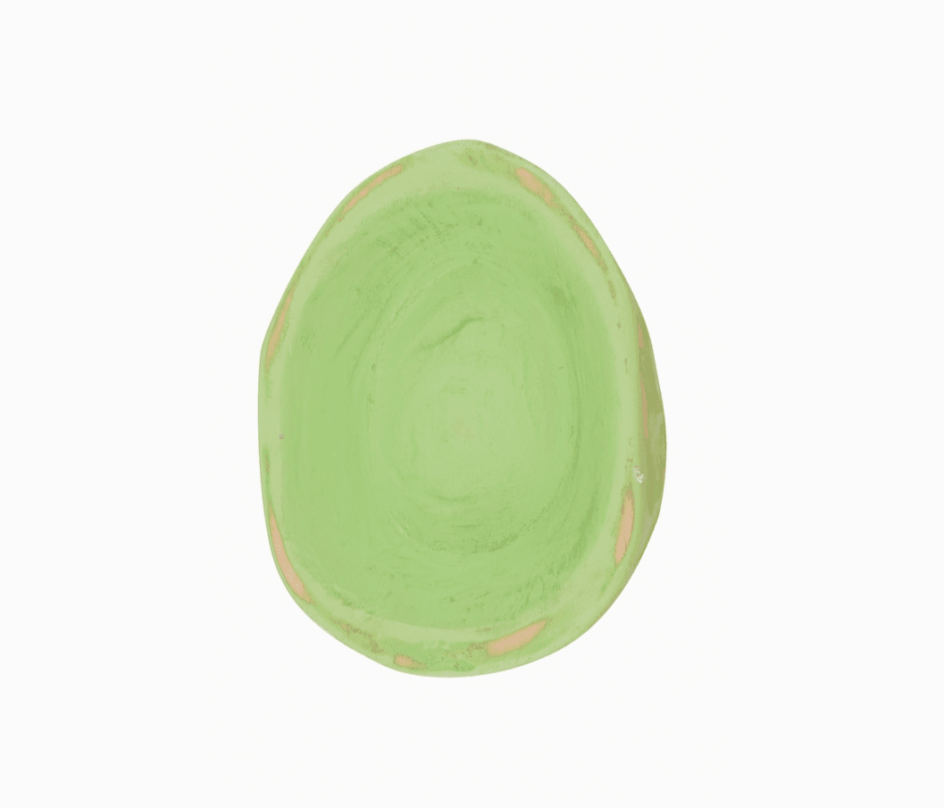 6" Sea Green Solid Wood Oval Dough Bowl - HomeRoots - Flyclothing LLC