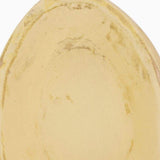 6" Canary Yellow Solid Wood Oval Dough Bowl - HomeRoots - Flyclothing LLC