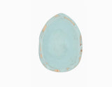 6" Light Blue Solid Wood Oval Dough Bowl - HomeRoots - Flyclothing LLC