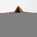 10" Brown Solid Wood Star Shaped Dough Bowl - HomeRoots - Flyclothing LLC