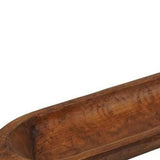 40" Natural Solid Wood Oval Dough Bowl - HomeRoots - Flyclothing LLC