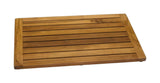 16" Natural Teak Non Slip Bath Mat - HomeRoots - Flyclothing LLC