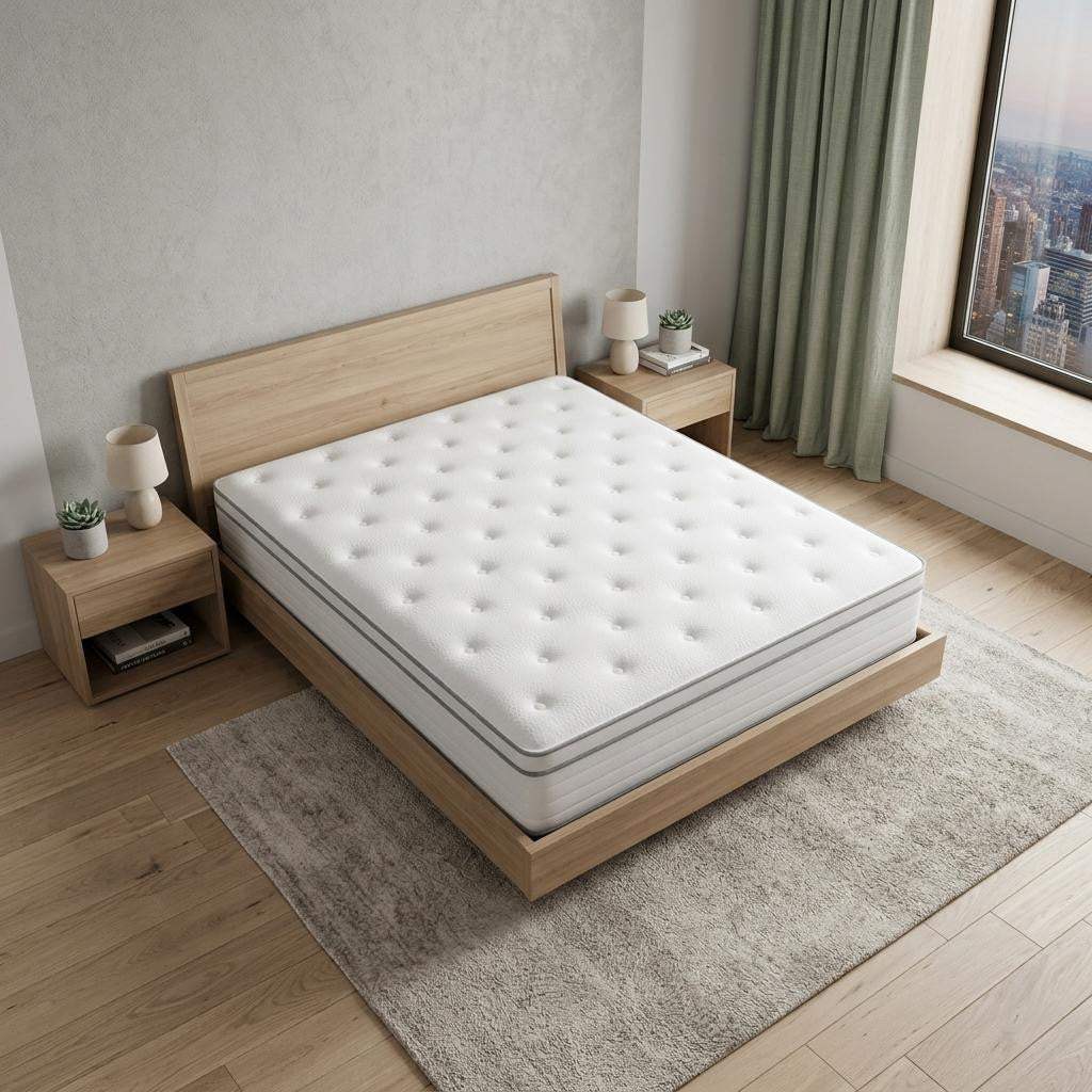 12" Full Double Memory Foam Hybrid Mattress - HomeRoots - Flyclothing LLC