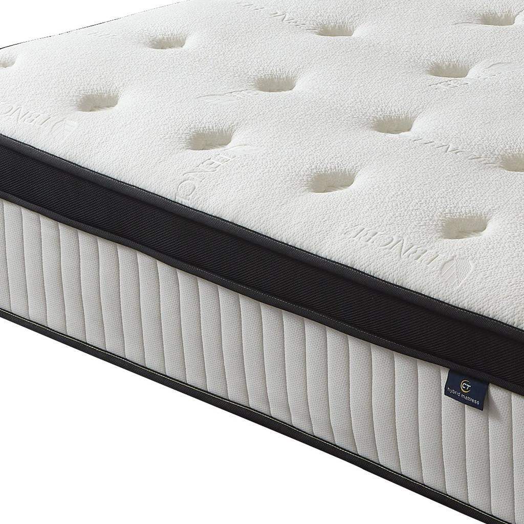 12" Queen Memory Foam Hybrid Mattress - HomeRoots - Flyclothing LLC
