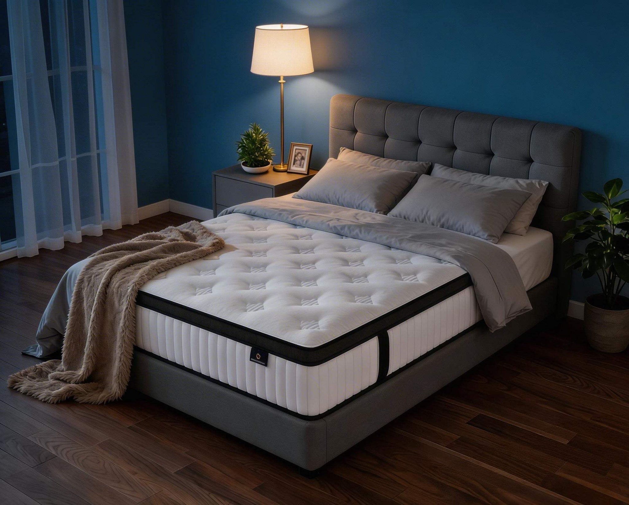 14" Queen Memory Foam Hybrid Mattress - HomeRoots - Flyclothing LLC