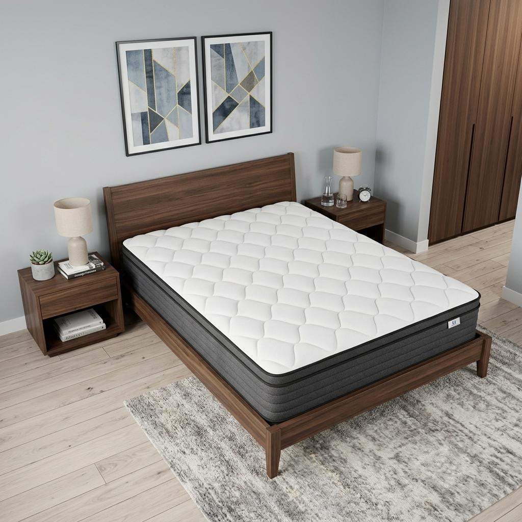 10" Queen Foam Hybrid Mattress - HomeRoots - Flyclothing LLC