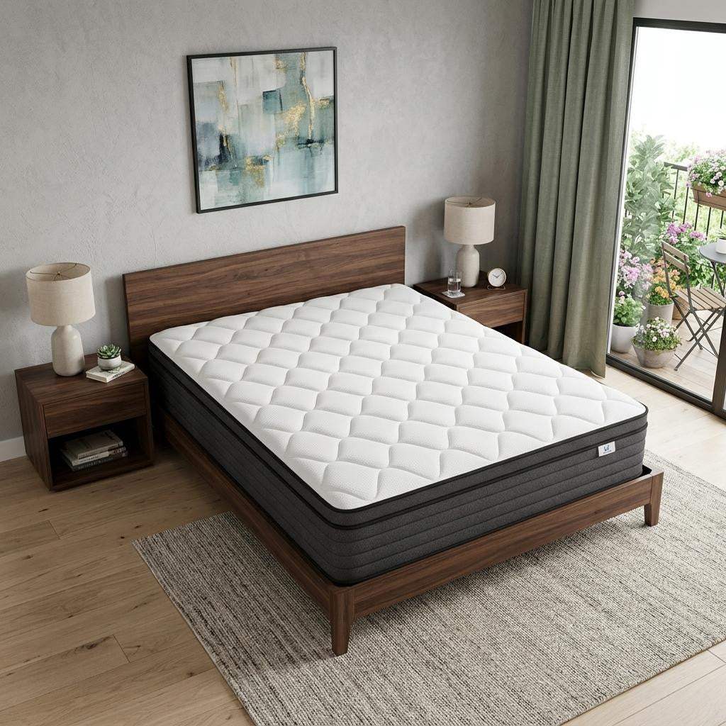 10" King Foam Hybrid Mattress - HomeRoots - Flyclothing LLC